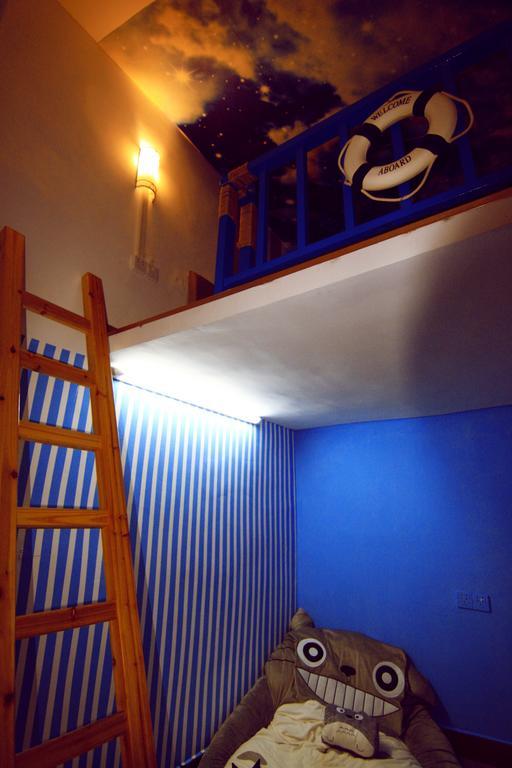 Lan Shan Chu Youth Hostel Yangshuo Zimmer foto